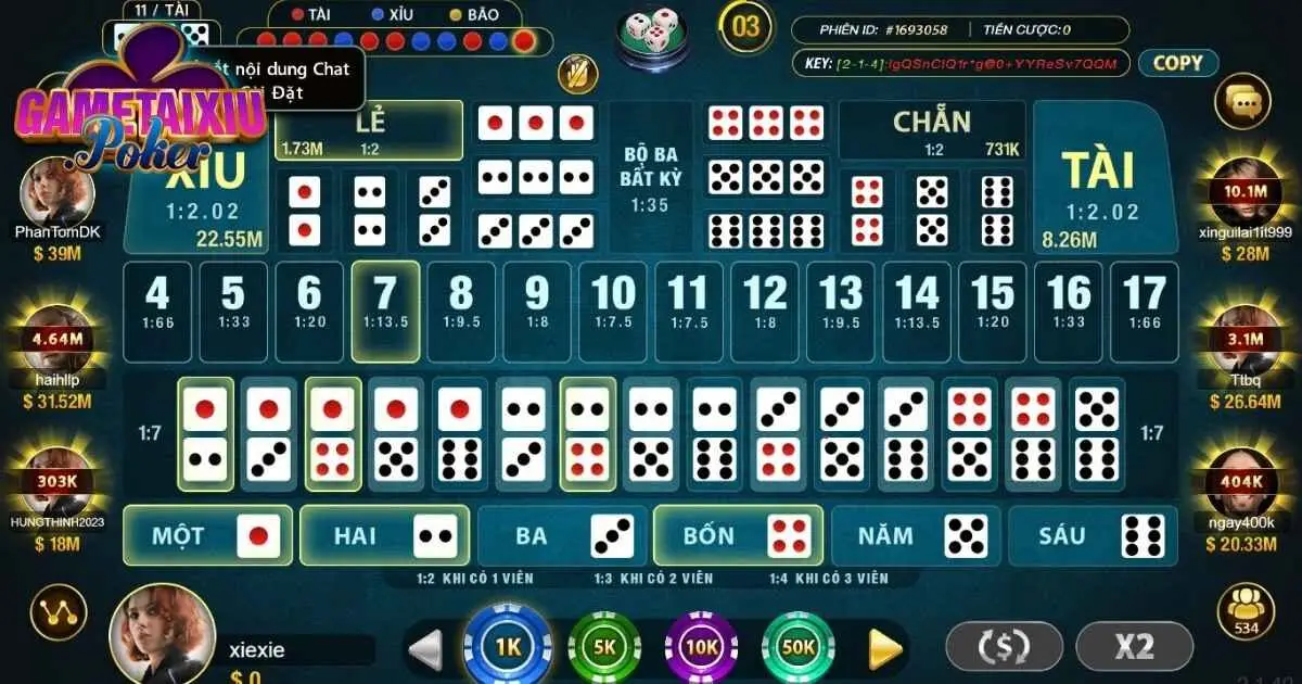 Cách đặt cược xí ngầu cơ bản